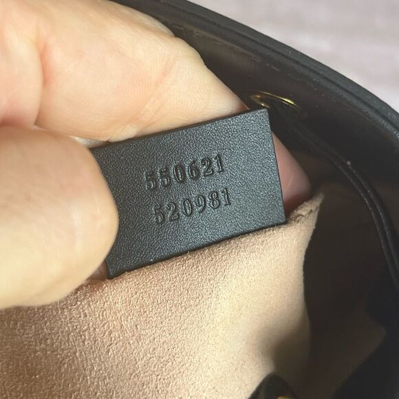 Gucci Suede Ophidia Bucket Drawstring Crossbody Top Handle Bag Red - Picture 10 of 12